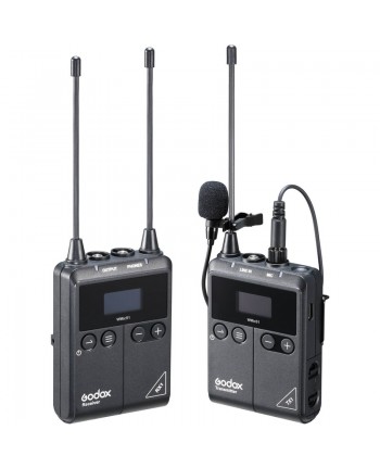 Godox WMicS1 Kit 1 Camera-Mount Wireless Omni Lavalier Microphone System for Mirrorless/DSLR Cameras (514 to 596 MHz)
