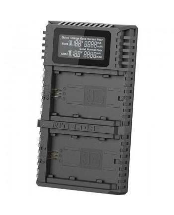 Nitecore USN4 PRO Dual-Slot USB QC Charger for Sony NP-FZ100 Batteries