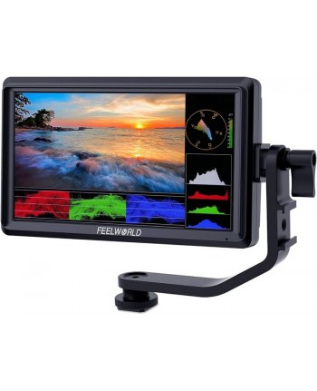 FEELWORLD FW568 V3 6 Inch DSLR 4k HDMI Ultra Bright Screen 3D Lut Camera Field Monitor
