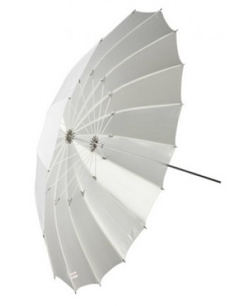 White transparent umbrella 150 cm Fibro