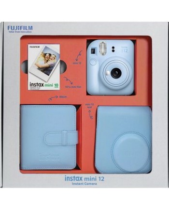 FujiFilm Instax Mini 12 Pastel Blue Bundle Box