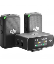 DJI Mic Dual-Transmitter Compact Digital Wireless Microphone System/Recorder for Camera & Smartphone (2.4 GHz)