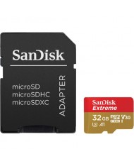  SanDisk 32GB Extreme UHS-I microSDHC Memory Card with SD Adapter 