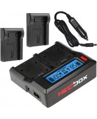 Hedbox RP-DC50 LCD Dual Battery Charger for Sony NP-FZ100 batteries