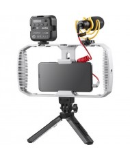 Godox VK1-AX Vlogging Kit with LED6R LED Light (3.5mm)