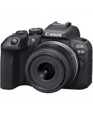 Canon EOS R10 with 18-45mm Lens + mount adapter