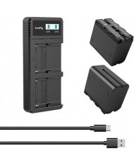 SmallRig NP-F970 Dual-Battery and Charger Kit