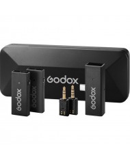 Godox MoveLink Mini UC 2-Person Wireless Microphone System for Cameras & Mobile Devices (2.4 GHz, Classic Black)