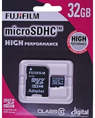 Fujifilm Micro SDHC 32 GB High Professional C10 UHS-I Memory Card with SD-Adaptor