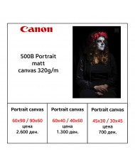 Canon 500B Portrait matt canvas 320g/m 