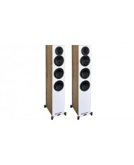 ELAC Uni-Fi Reference Floorstanding Speaker – UFR52 white/wood