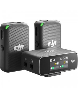 DJI Mic Dual-Transmitter Compact Digital Wireless Microphone System/Recorder for Camera & Smartphone (2.4 GHz)