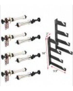 Background support system with 4 axes